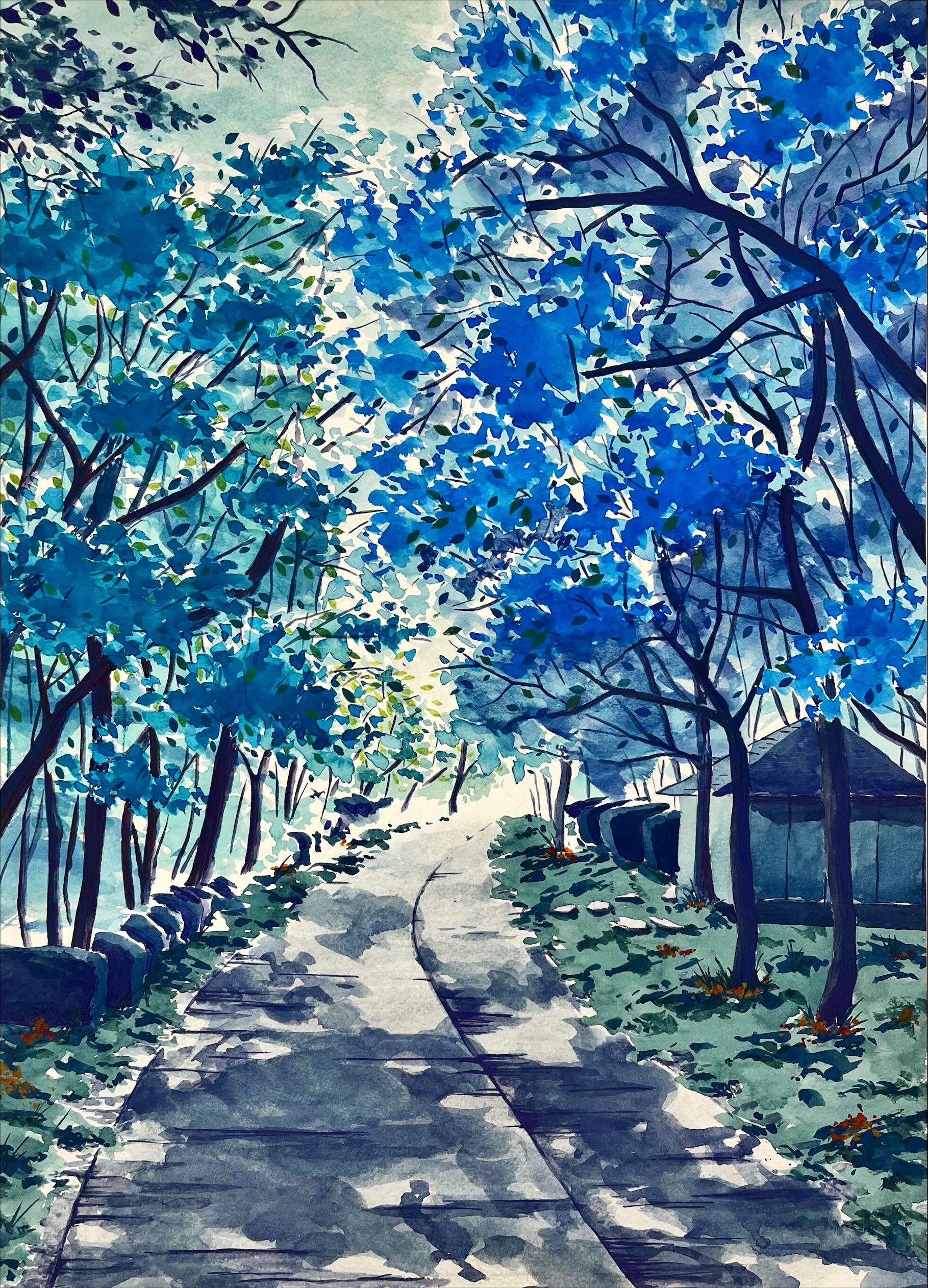 春日市原町　春日公園の風景