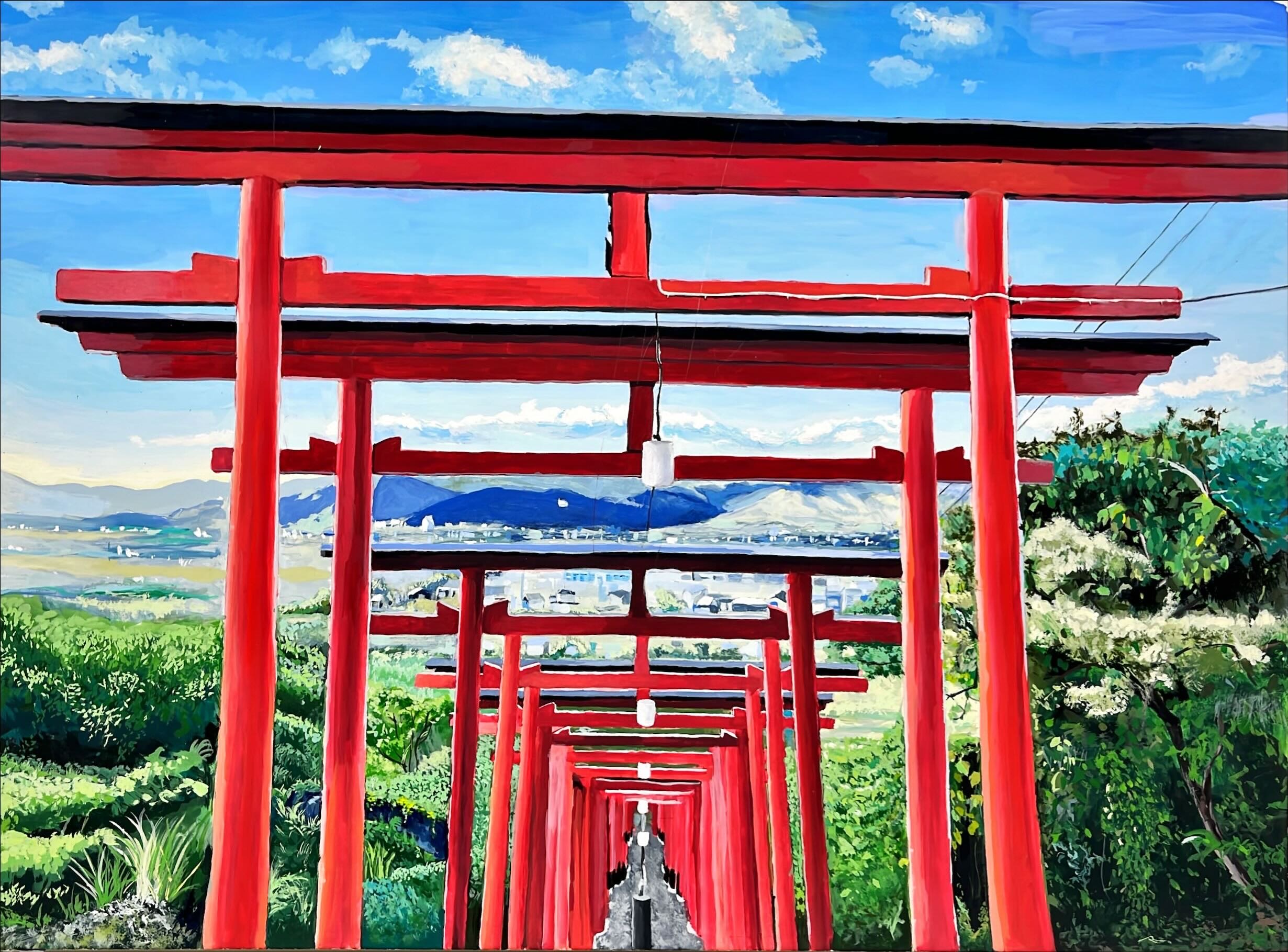 筑紫野市永岡の風景
